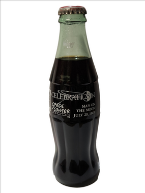 Vintage Celebration 25 Space Center Commemorative Coke Bottle - July 20th 1969